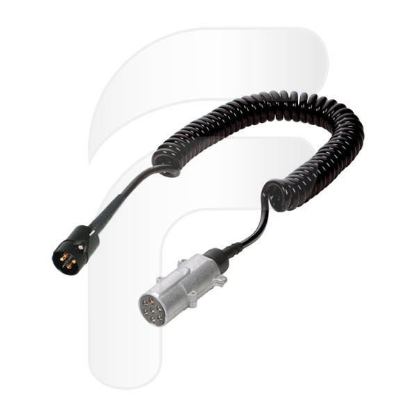 ESPIRAL CON CONECTORES 4P DIN72575 Y (12V) ISO1724 FA101025-A